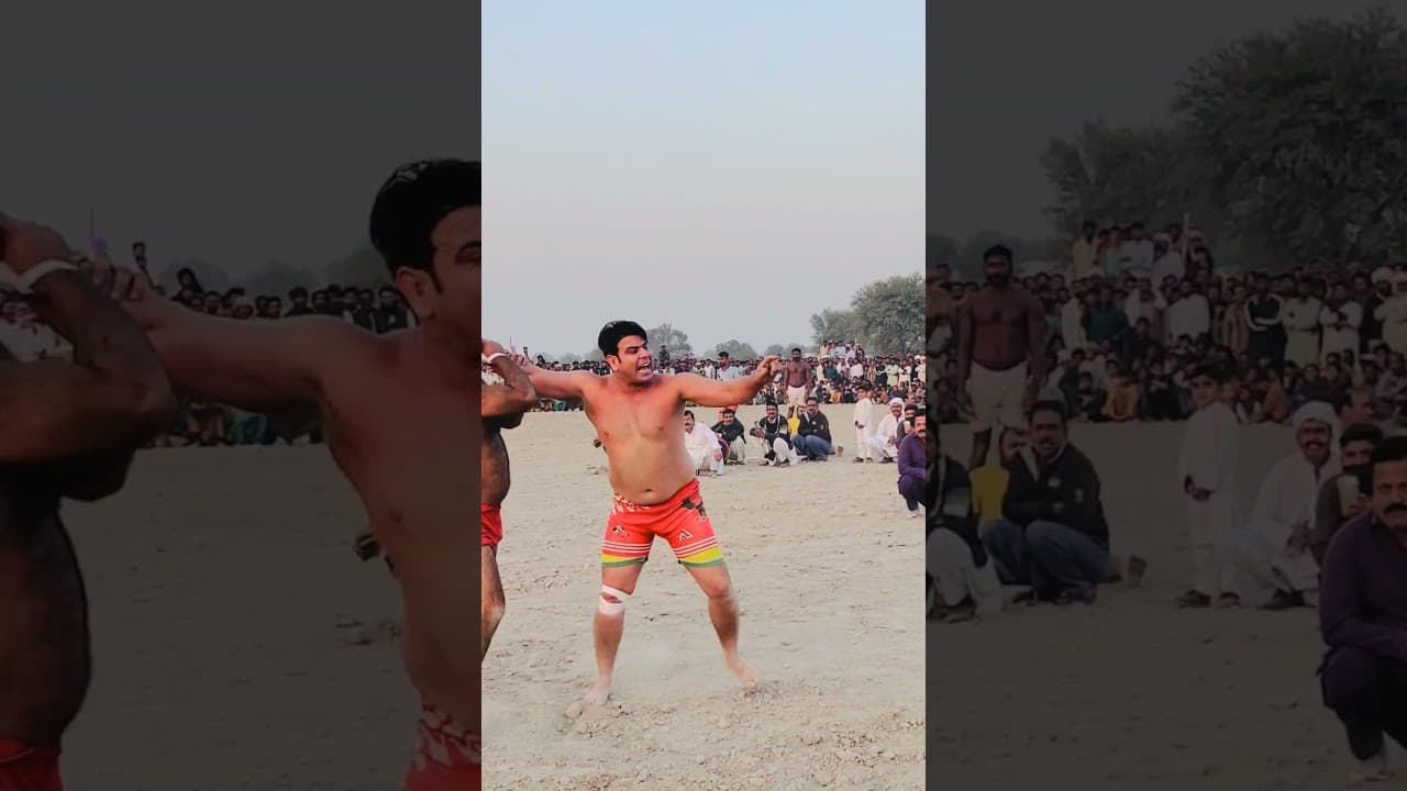 Farooq Muchanwala vs Billa and Sehraz new kabaddi at Chak 53 bhattianwala day 1 #shorts