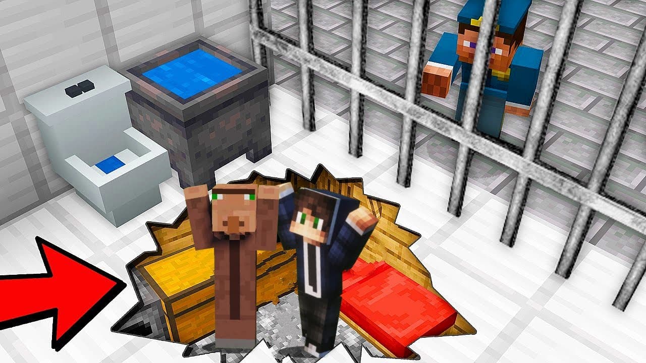 RAGE I KOVALSKI SU SAGRADILI TAJNU SOBU U ZATVORU U MINECRAFTU...