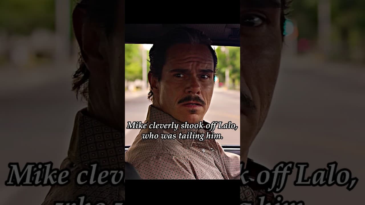 Mike cleverly shook off Lalo, who was tailing him.#shorts #youtubeshorts #tvshow #bettercallsaul#fyp