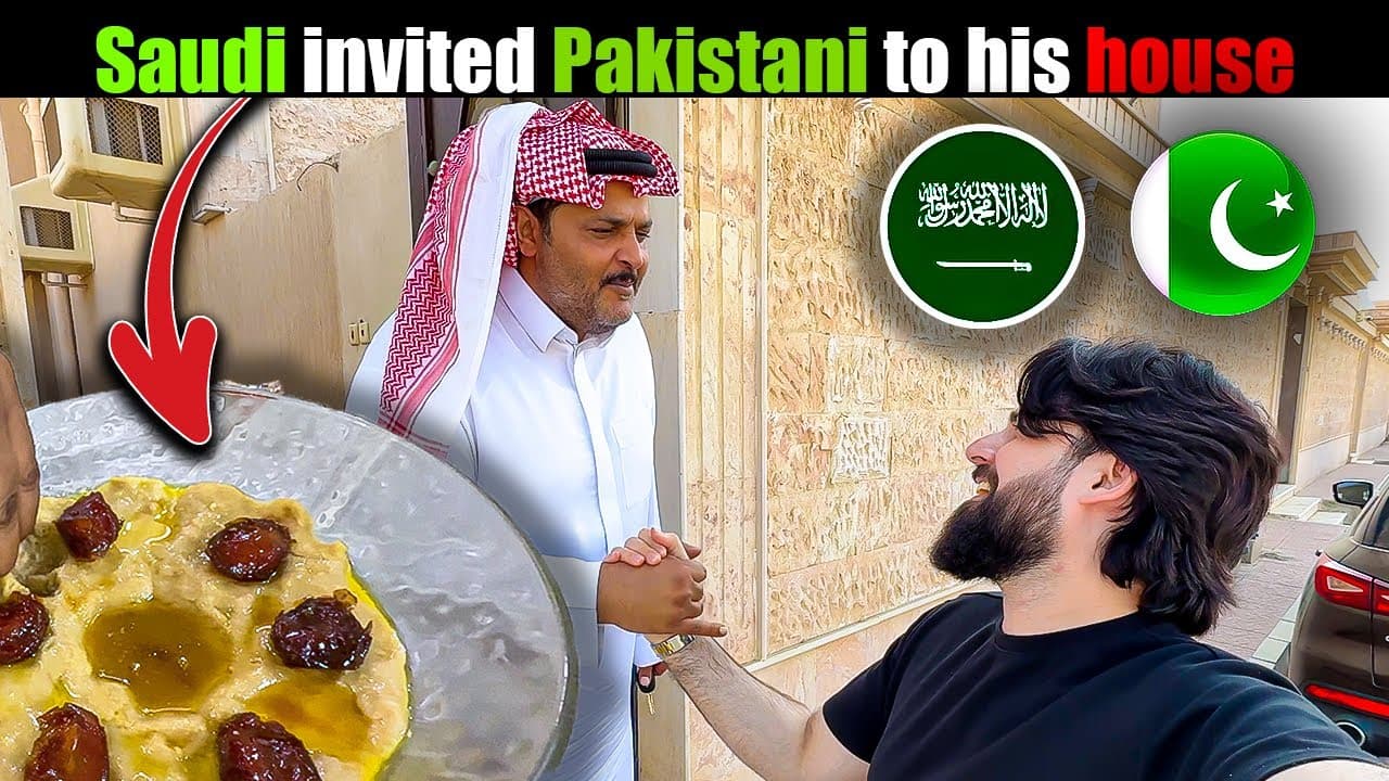 Saudi invited me for Traditional Saudi Breakfast at Saudi House. I was not expecting this!!!!!