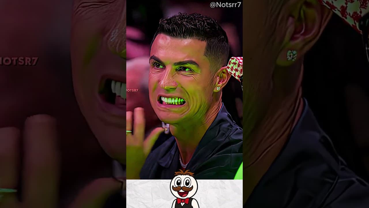 El día que Speed sorprendió a Ronaldo│Créditos: NOTSR7