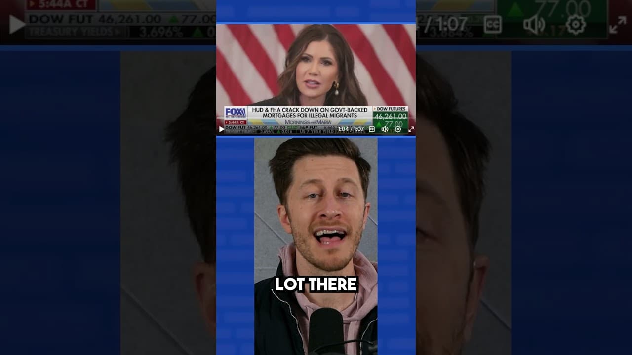 Scott Turner makes up a crisis about immigrant mortgages #shorts