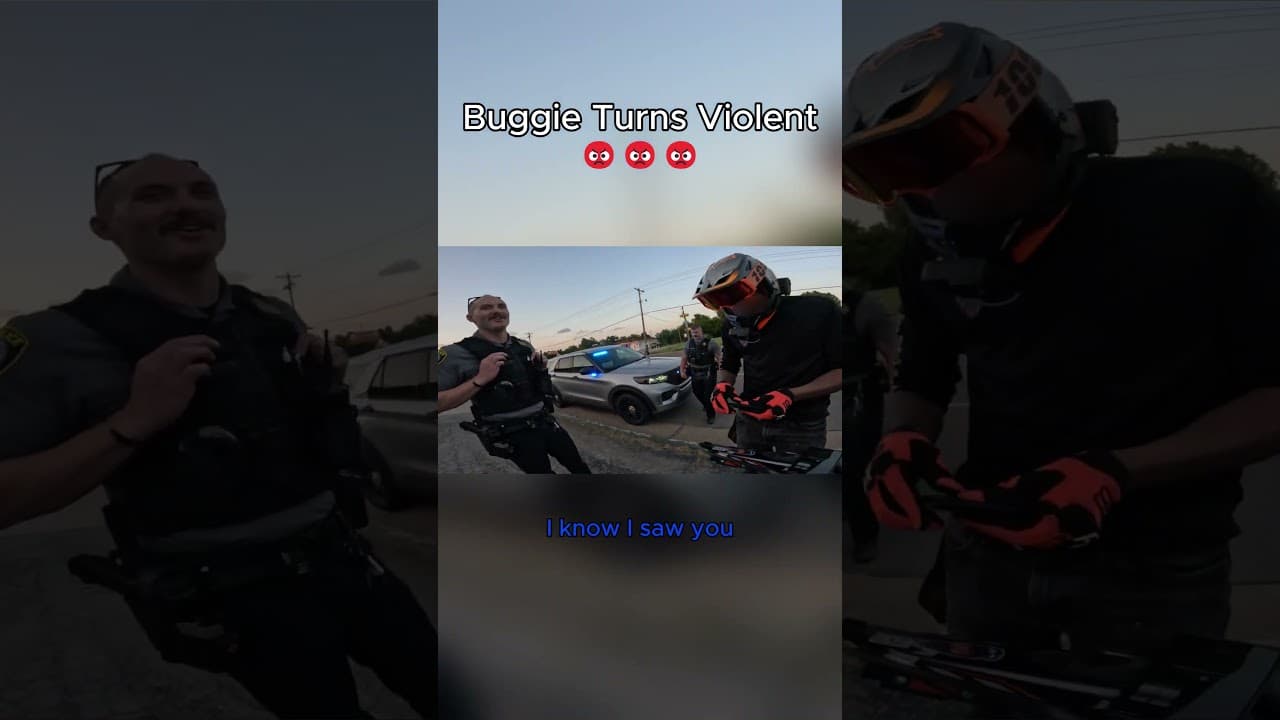 She Did Try To Tell Me 😅 #police #cops #ktm #oklahoma #supermoto #shorts #motorcycle #motovlog
