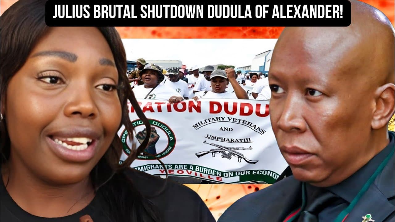 JULIUS MALEMA BRUTAL SHUTDOWN OPERATION DUDULA OF ALEXANDER!