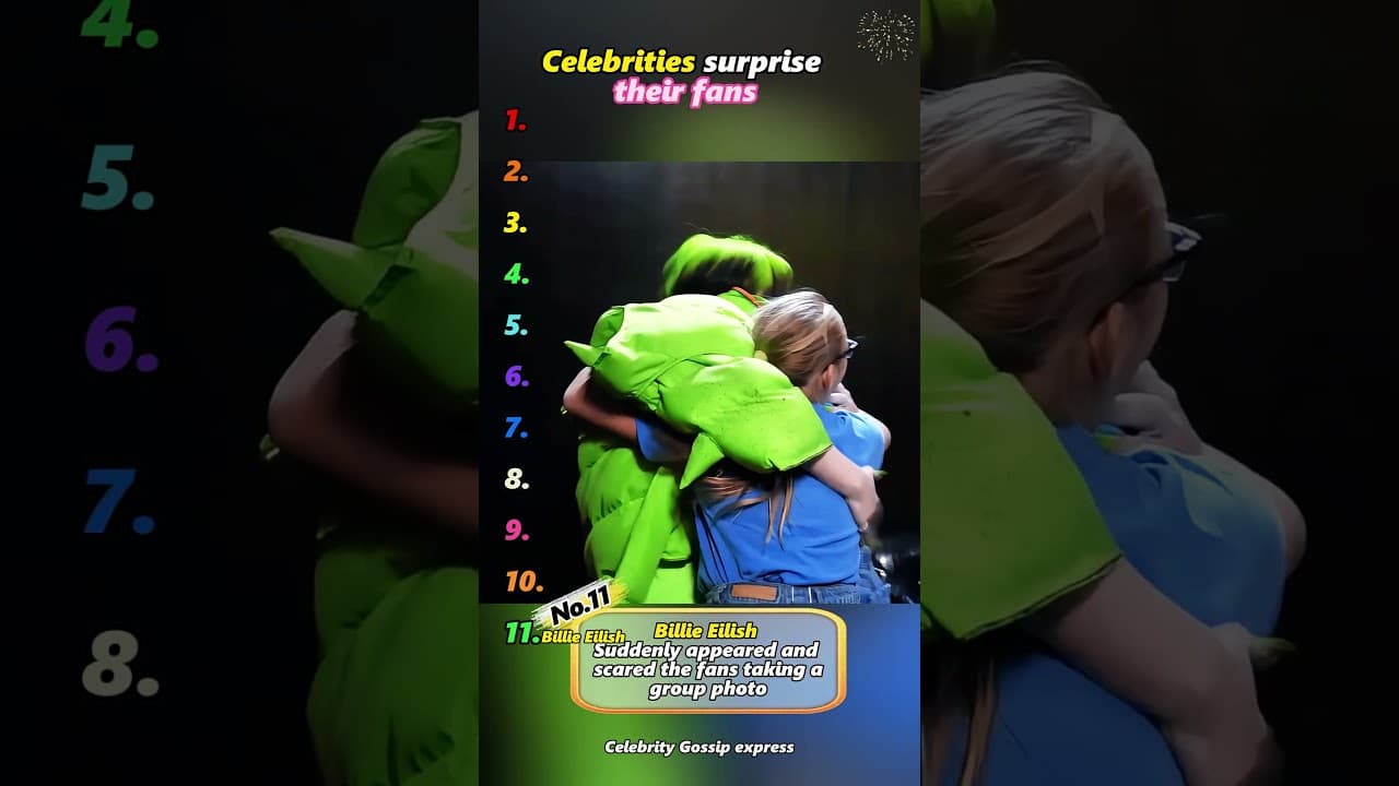 Celebrities surprise their fans.#celebrity #surprise #fanmoment #viral #fypシ #funny #usa
