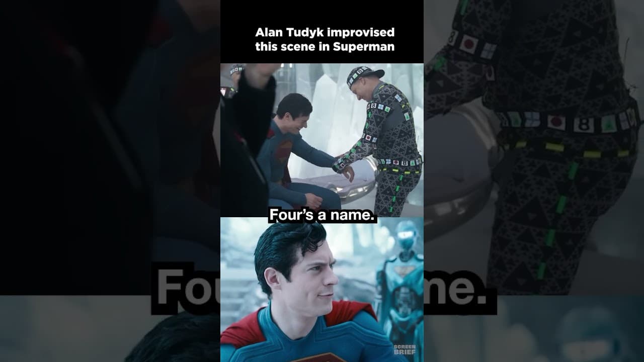 Alan Tudyk Improvised This Superman Robot Scene
