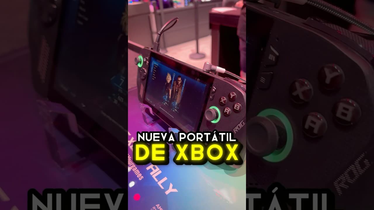 Probamos la PORTÁTIL de XBOX 🎮 #xbox #gaming #rogally #asus #rogxboxally #videojuegos
