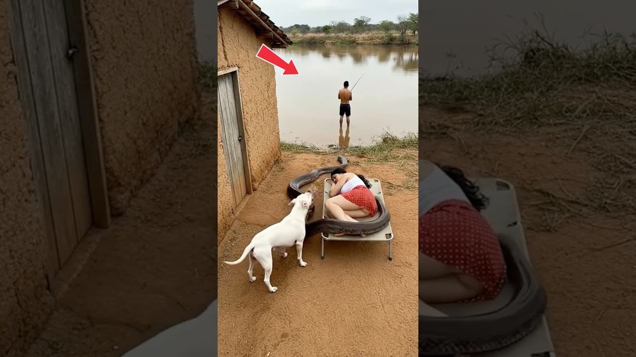 Mi perro argentino intentó advertirme sobre ello, mi amigo me salvó.... #shorts #subscribe