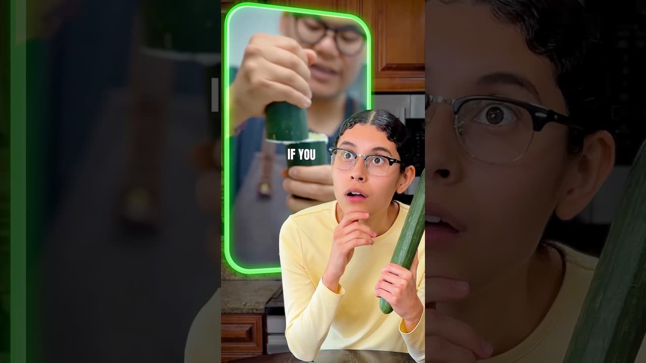 CUCUMBER HACK! 🥒