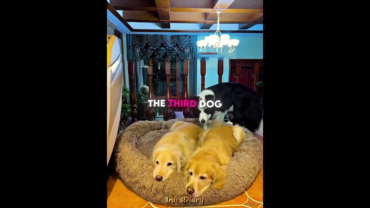 These Dogs Can’t Sleep Without Each Other 🐶❤️ #shorts