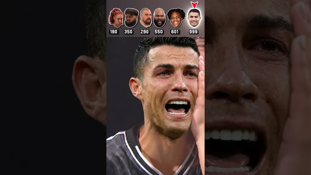 Ronaldo vs Messi vs Ishowspeed vs Naymar vs Holland vs Yamal #football #goat