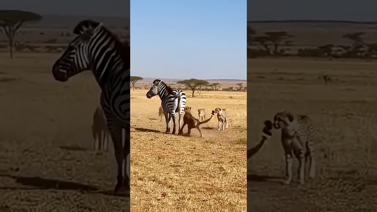 뭔가 어설픈 치타의 사냥 실력 🐆😂 The Awkward Hunting Skills of a Cheetah