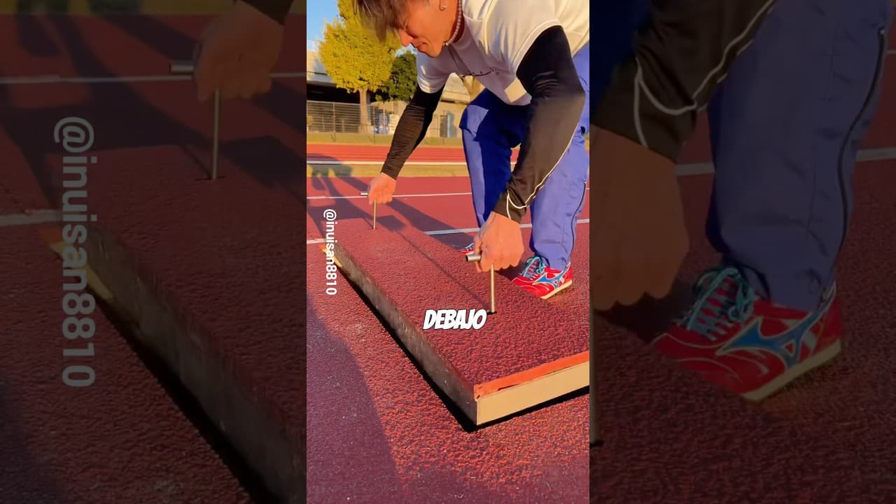 Así es REALMENTE una pista profesional #athletics #trackandfield #exposed