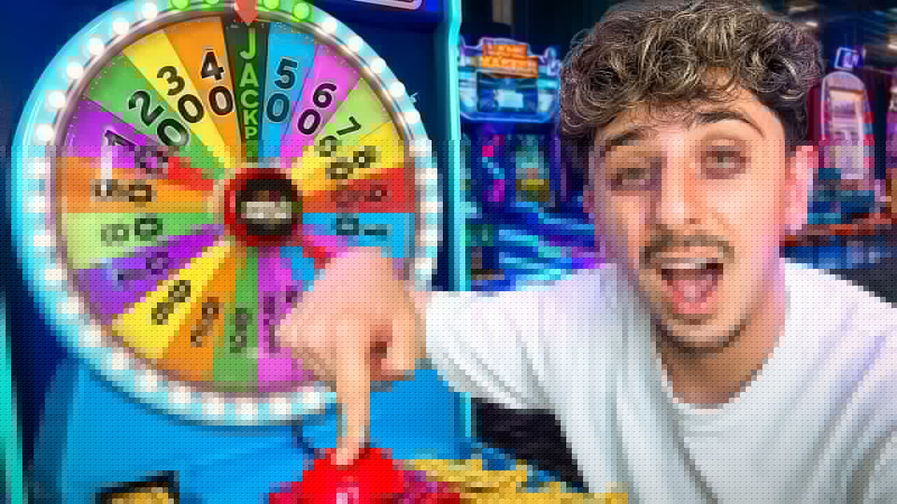 Locked In An Arcade Until I Hit Every Jackpot!