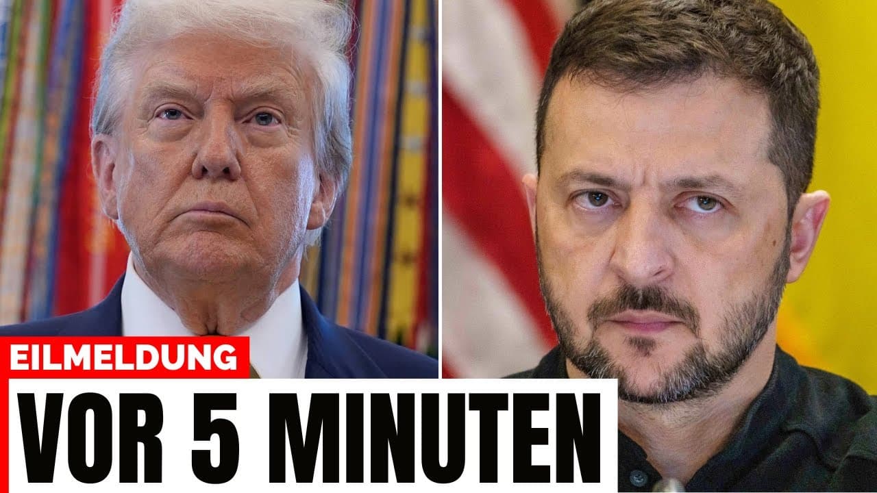 TRUMP SCHOCKT EU: Nur Selensky darf rein – ALLE anderen fliegen raus!