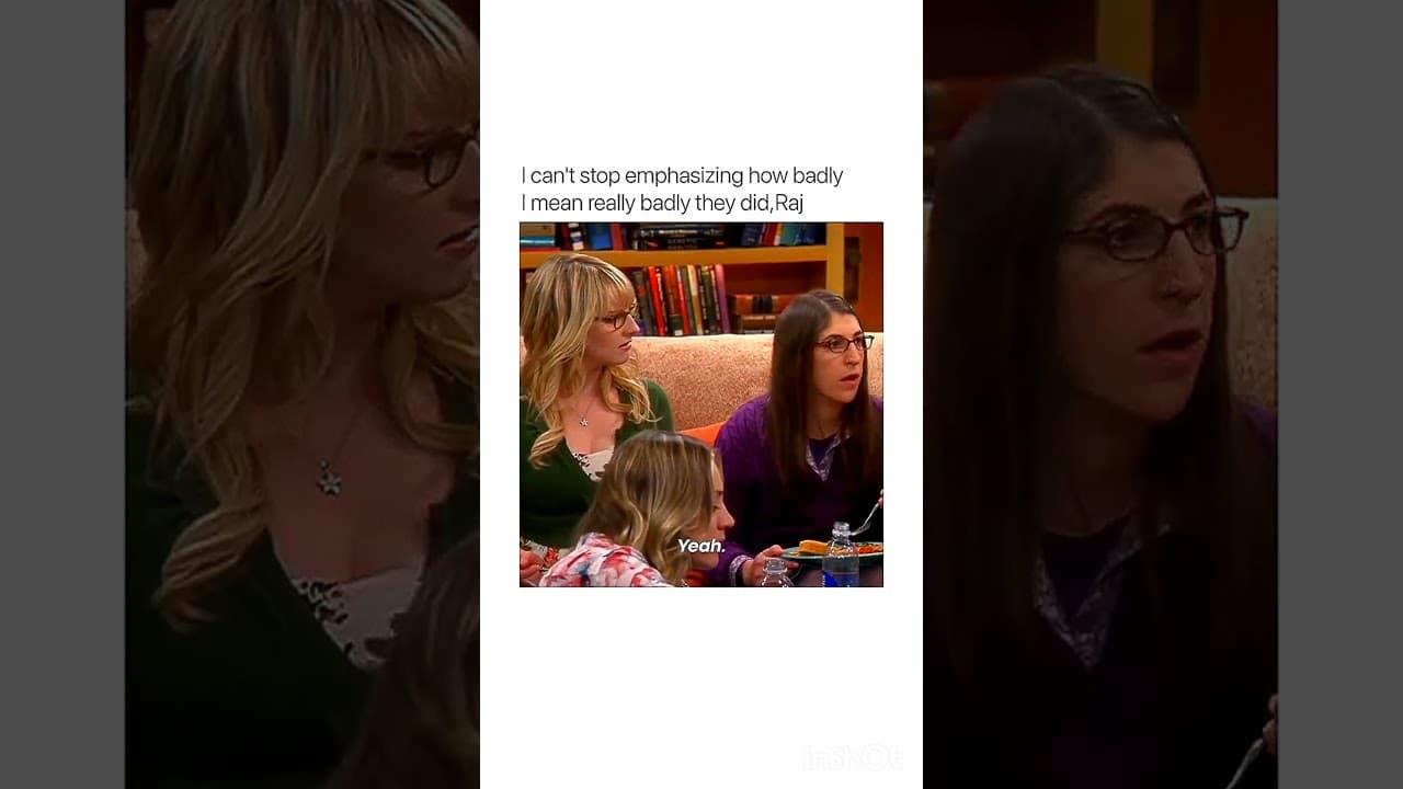 I can't stop emphasizing how badly I mean really badly they did, Raj