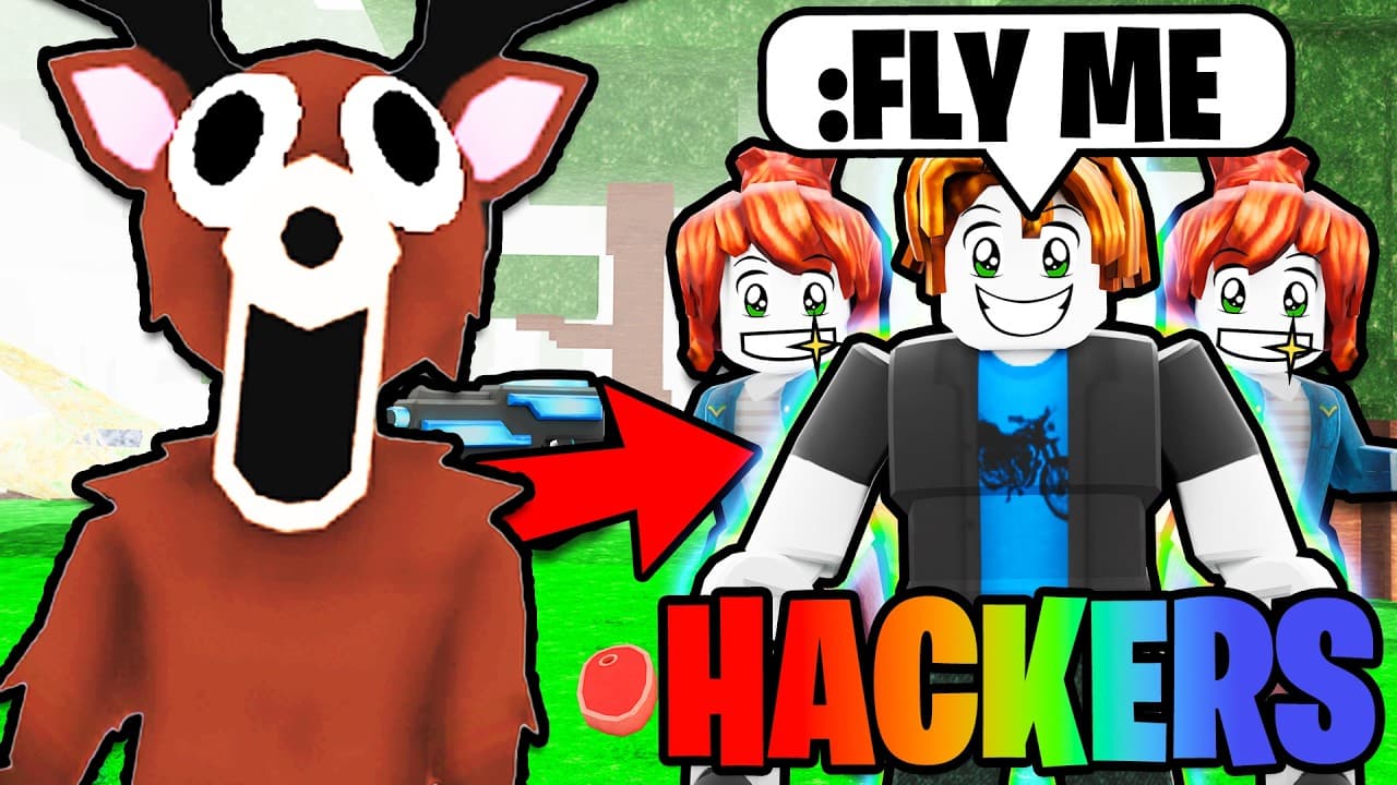I Met The CRAZIEST HACKERS In A RANDOM Game Of 99 Nights!