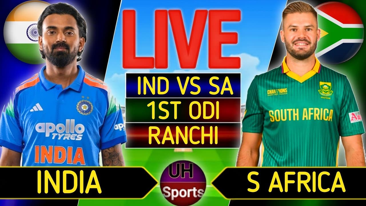 🔴 India vs South Africa, 1st ODI, Cricket Live Match Today, Score, Commentary 2nd Innings SA Battin