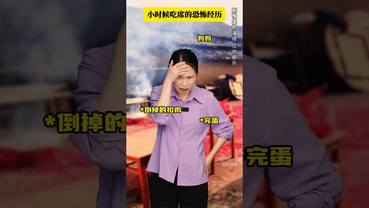 小时候吃席的恐怖经历：你知道为什么打翻扣肉的后果为什么这么严重吗？
