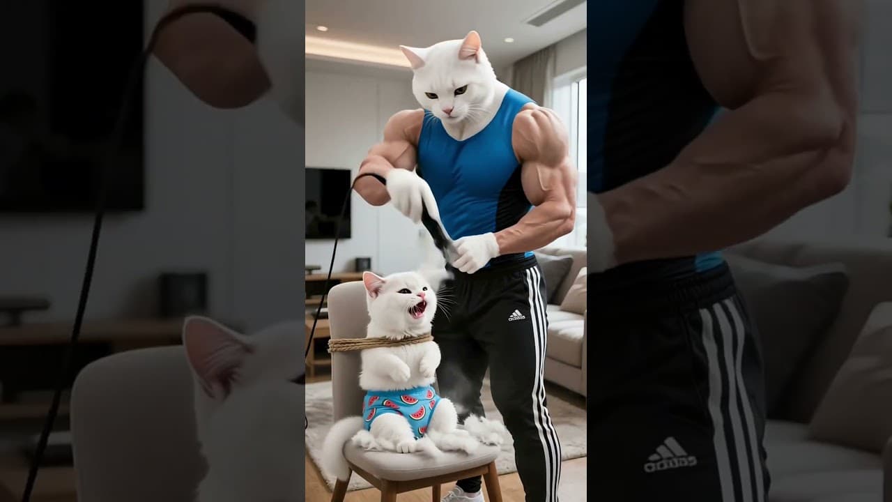 Cat Dad FURious & Shaves Kitten 😡 Mom Goes Berserk to Protect Baby! Ending Coffin Dance Song Theme