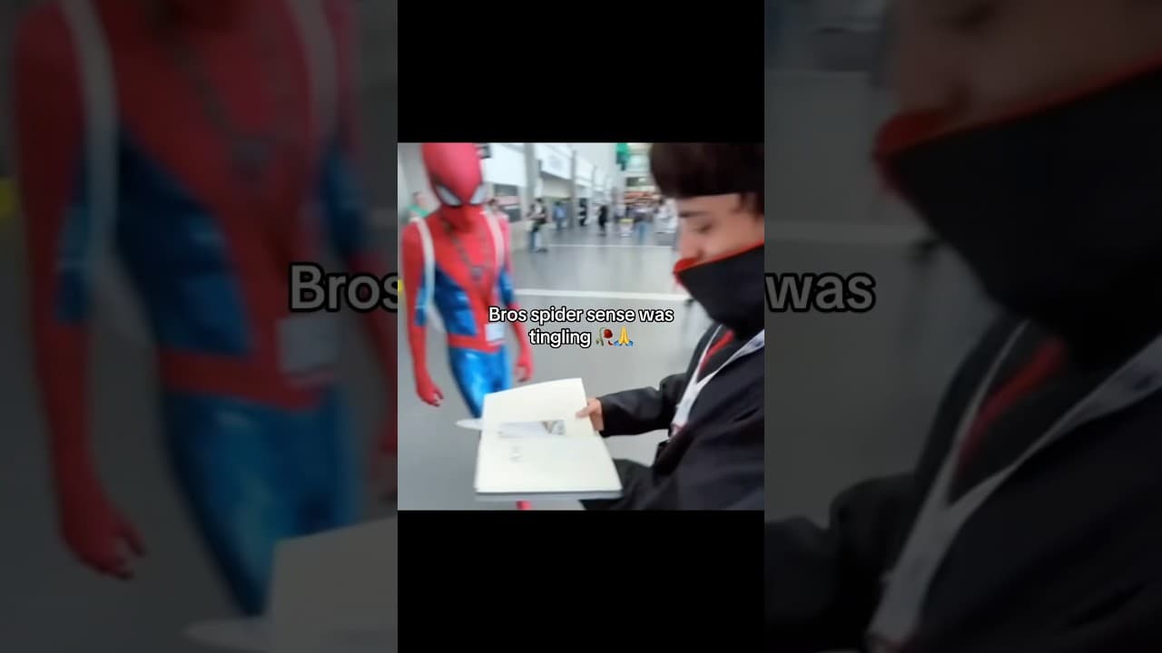 Spider-Man cooked 😭 via TT/ th0masma1leyw #shorts #spiderman
