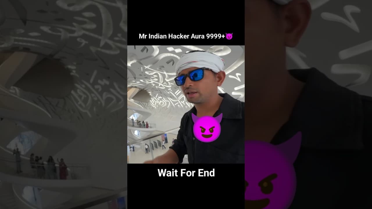 Mr Indian Hacker Aura 9999+ 😈 #shorts #youtubeshorts