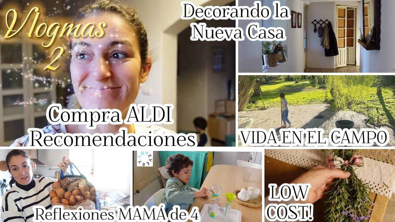 ✨VLOGMAS 2/ COMPRA en ALDI con JUGUETES/VIDA CAMPERA/Adornos LOW COST/REFLEXIONES MAMÁ de 4/LOVEVERY