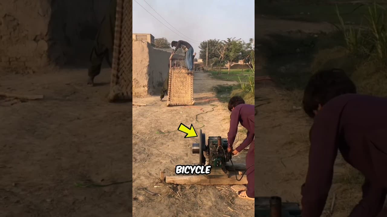 Flying Tyres in Air Using Engine 🤯