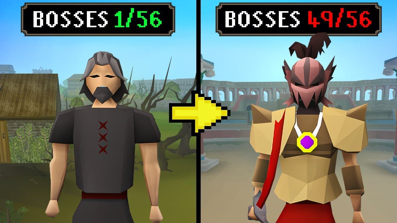 Killing every Boss in Runescape, using ONLY their loot