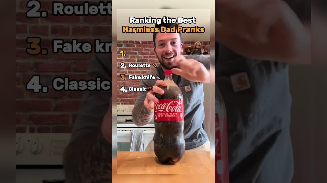 Ranking the Best Harmless Dad Pranks😭