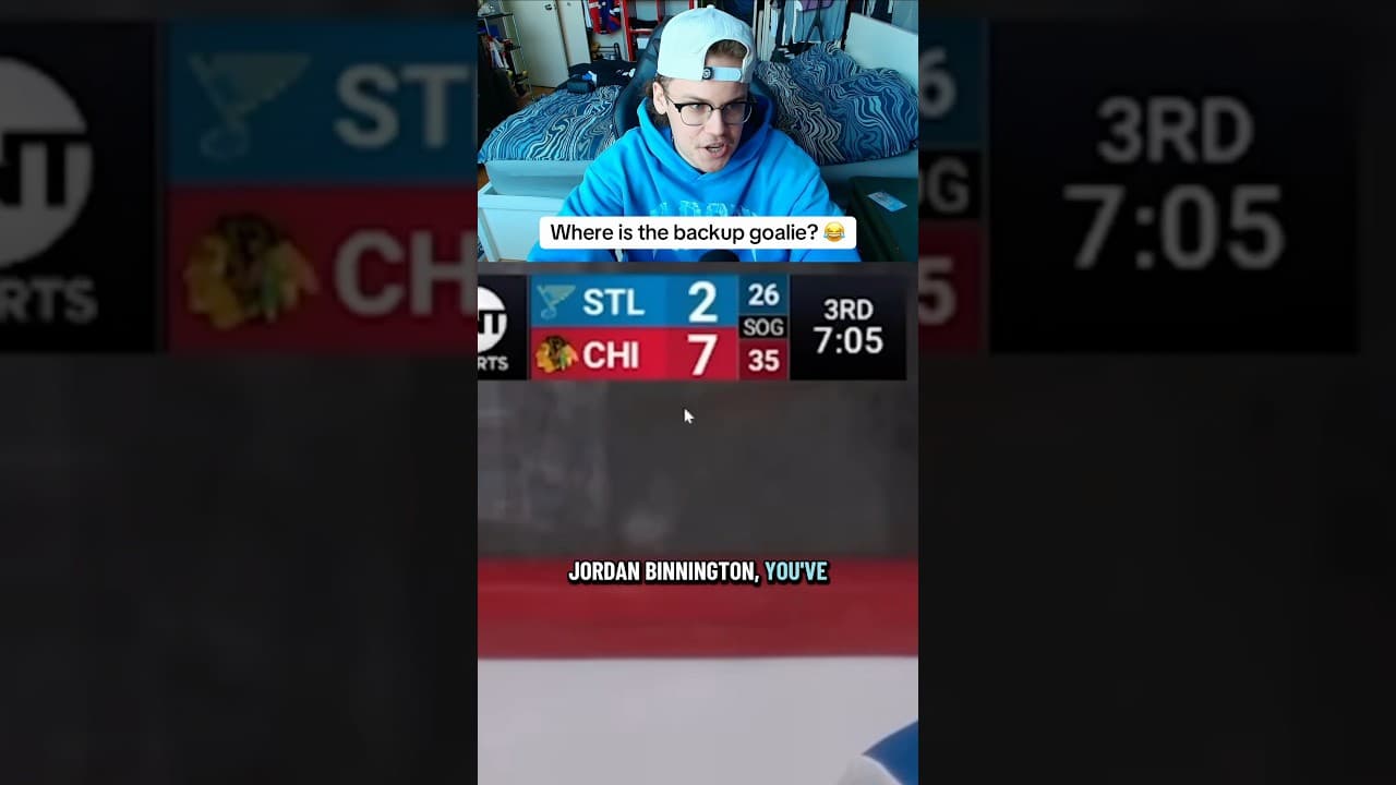 Never seen this happen in the NHL before 😂 #hockey #nhl #funny