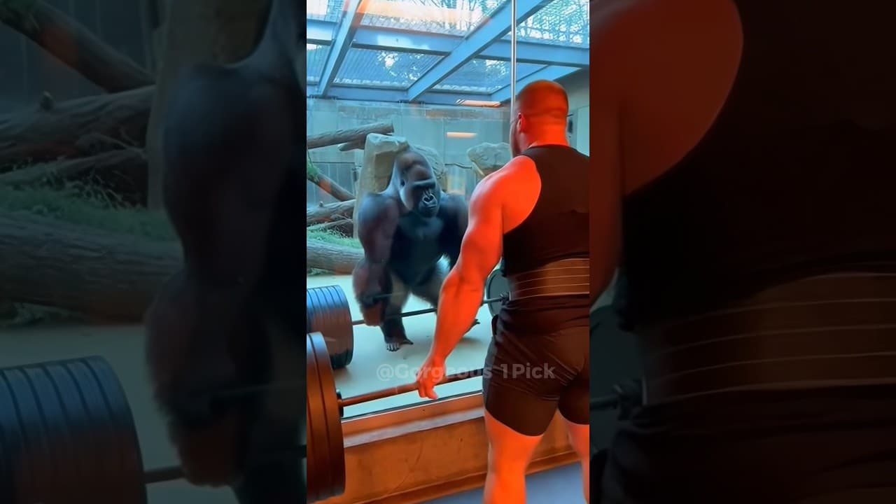 Gym Bro Mocked the Gorilla...Big Mistake😱