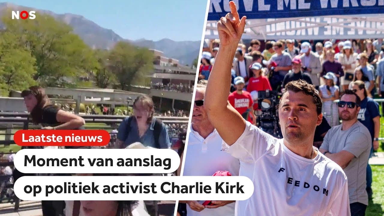 Amerikaanse politiek activist Charlie Kirk doodgeschoten