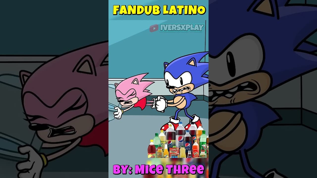 SONIC X AMY ROSE SON NOVIOS 😍 #rosesonic #sonic #fandub