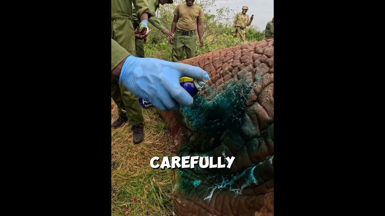 Emergency Medical Care Saves an Elephant’s Life.