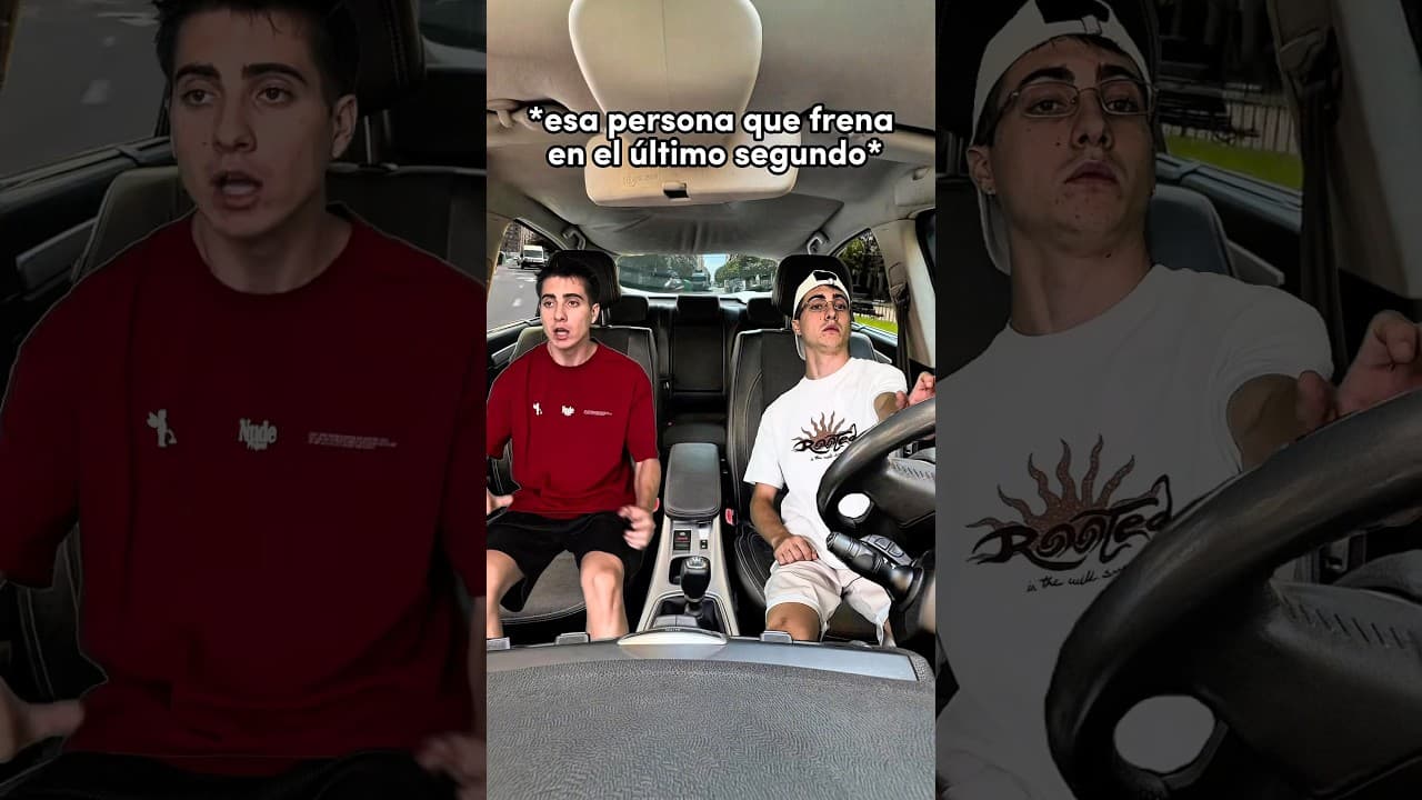 ESA PERSONA QUE FRENA EN EL ÚLTIMO SEGUNDO 🚗💀 #shorts