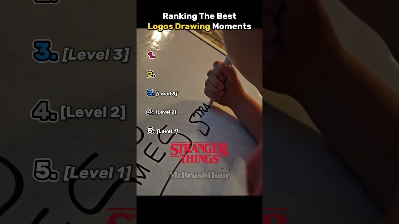 Ranking The Best Logos Drawing (CC: @little.einstein on IG)