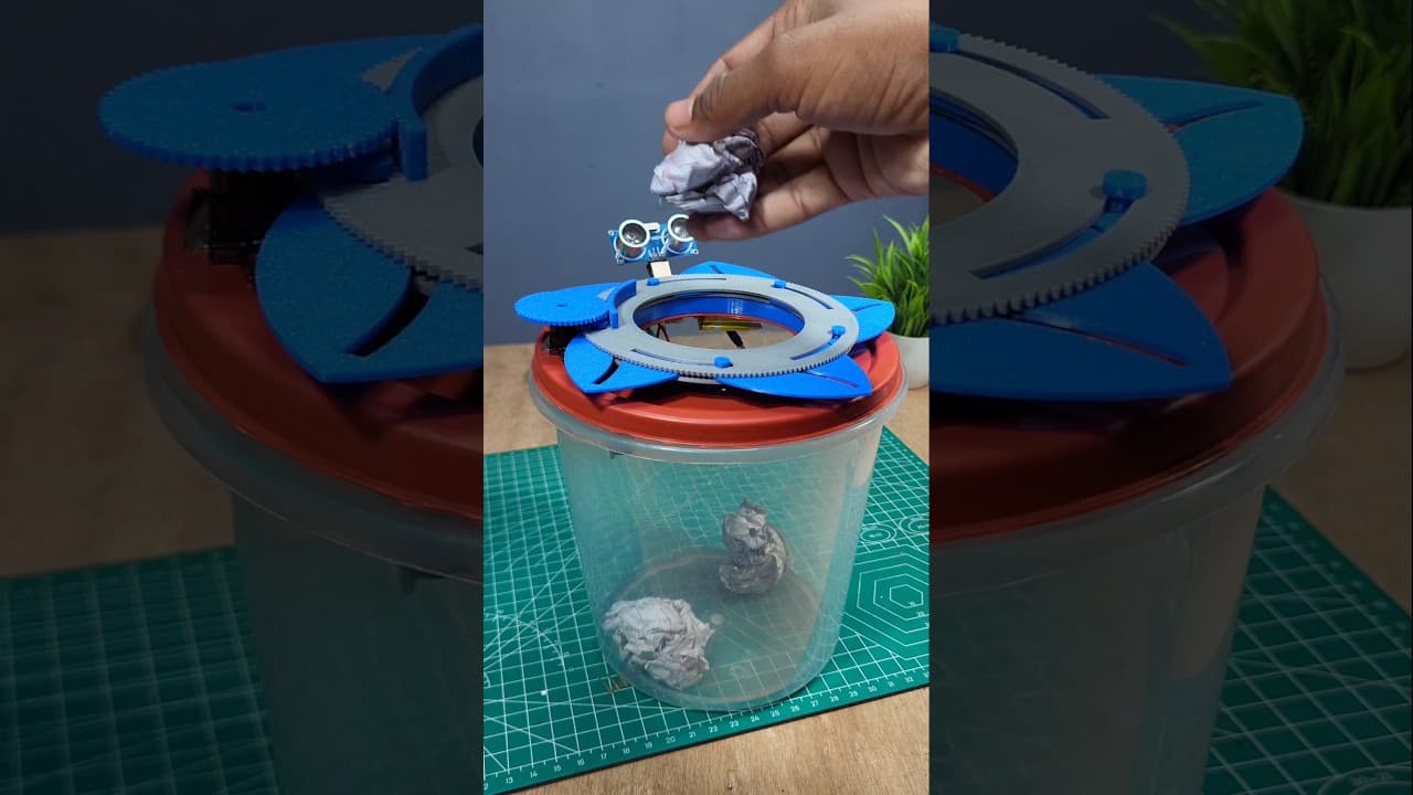 Smart Iris Trash Can Using Arduino | #ashwinprojects #AltiumStudentLab