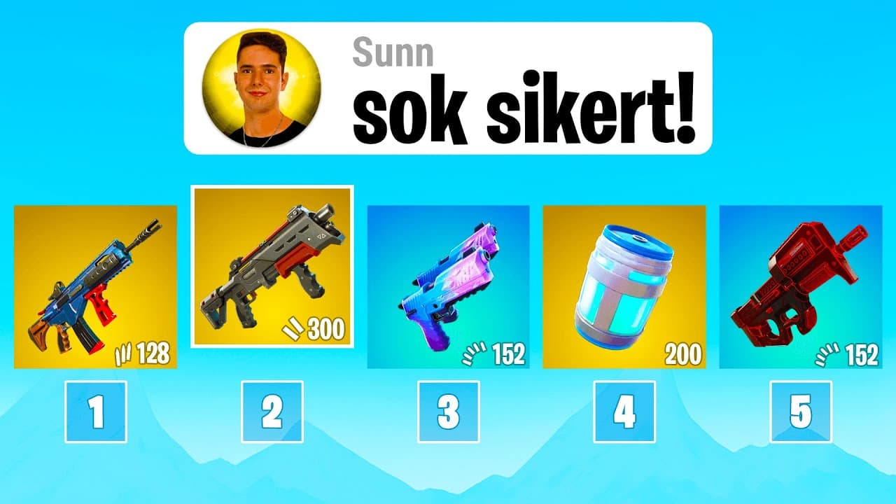 Leteszteltem Videósok Loadoutjait Fortnite-ban!