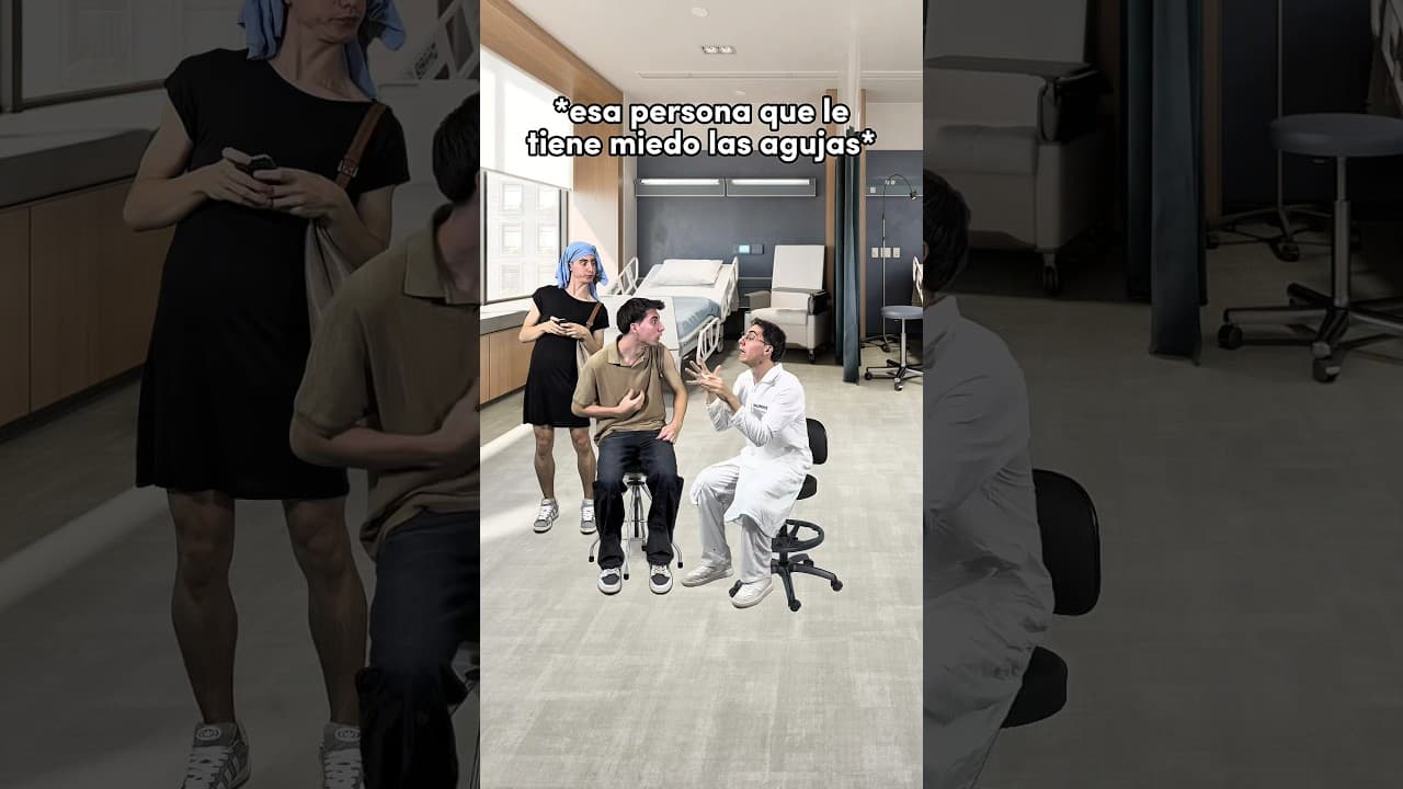 ESA PERSONA QUE LE TIENE MIEDO A LAS AGUJAS 😰💉 #shorts