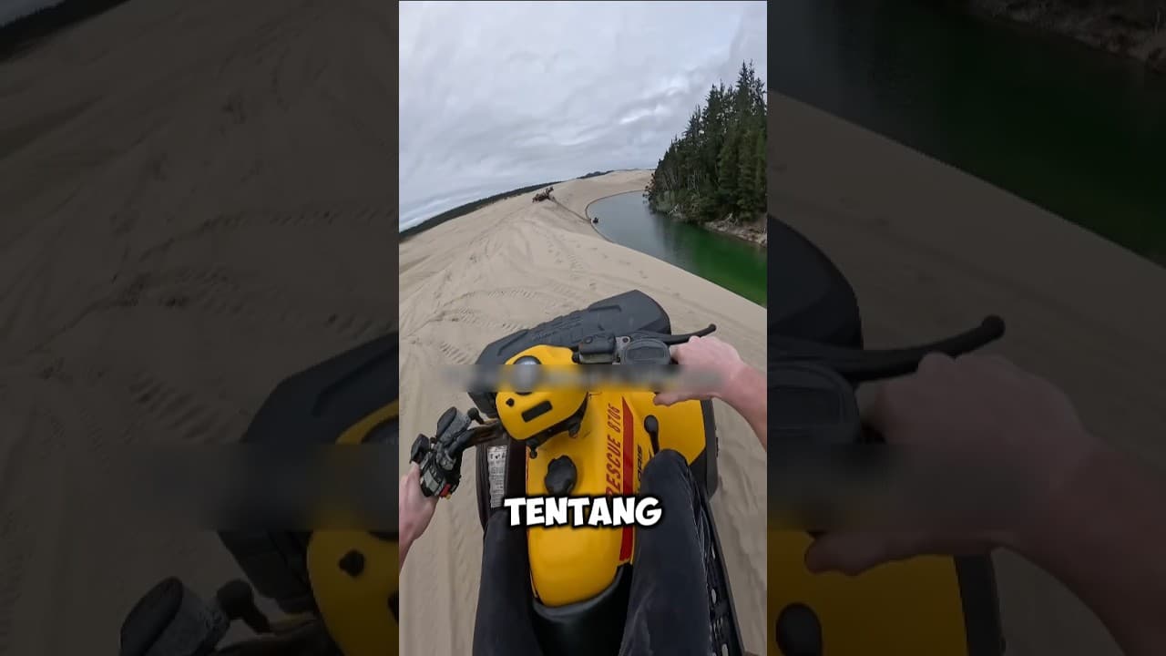 Mobil Ini Jatuh ke Bukit Pasir, Lihat yang Terjadi Selanjutnya! 🚙🏜️