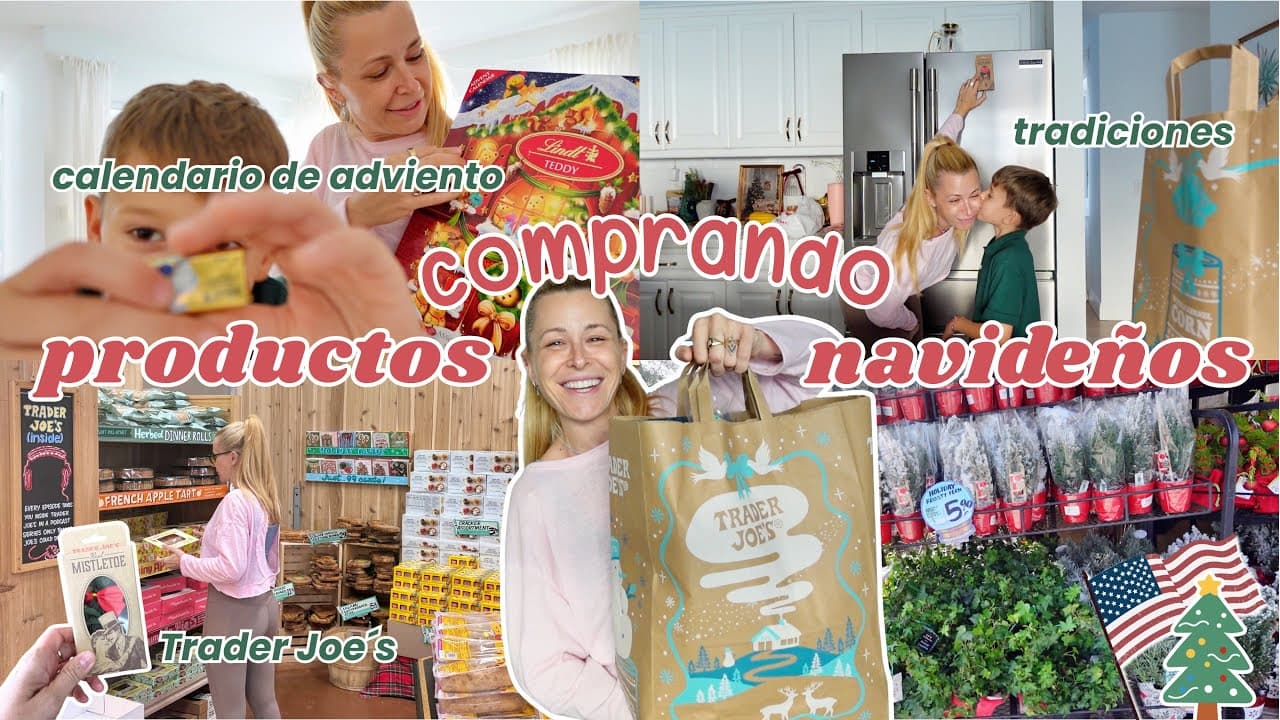 🇺🇸 Llenando el frigorífico con productos NAVIDEÑOS🎄Vuelta a la RUTINA + Calendario de adviento