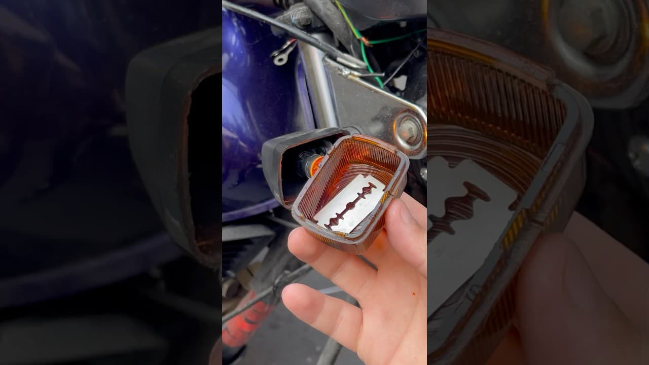Esse mecânico de moto me mostrou a solução para sua lâmpada 💡 #motos #reels #dicas #diy #tips