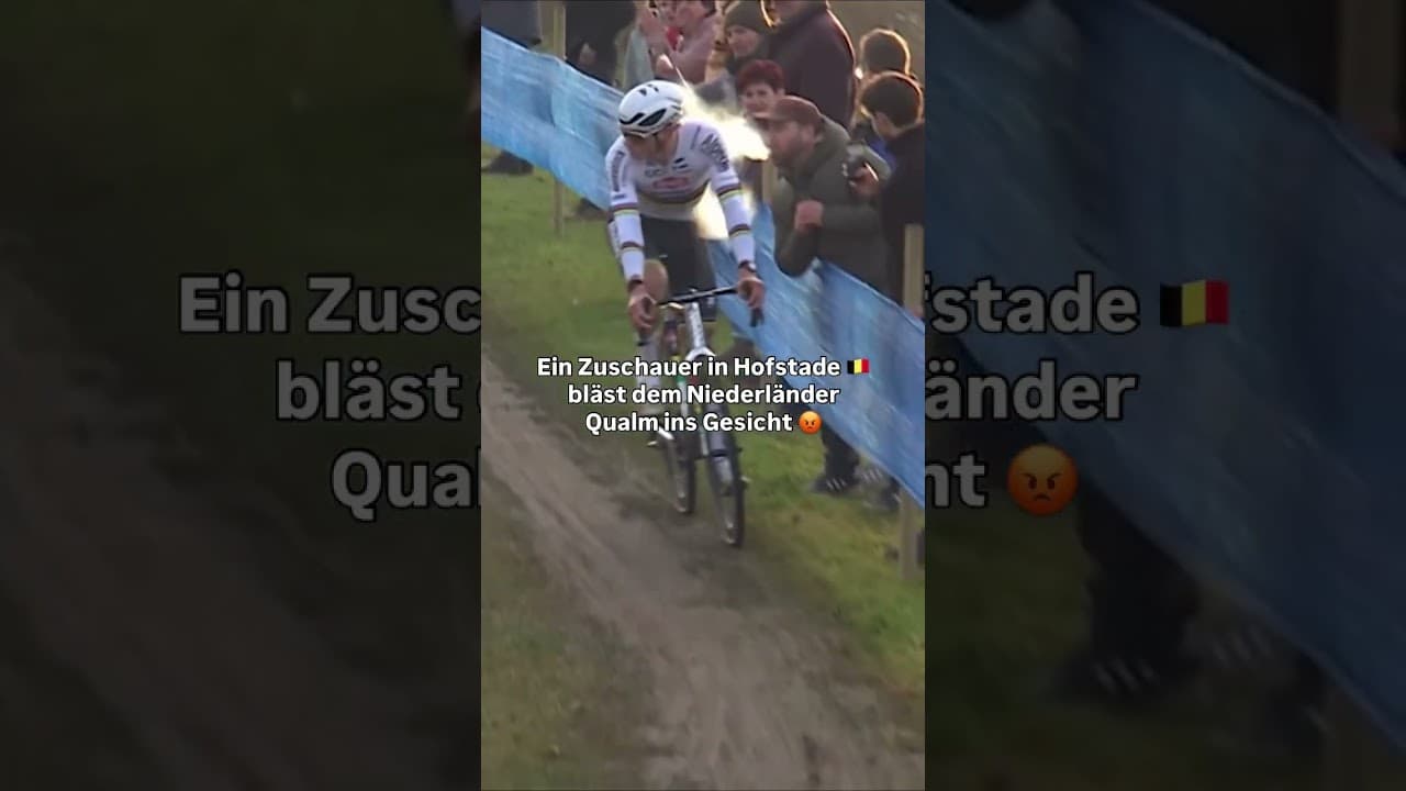 Van der Poel wird voll angevaped #shorts