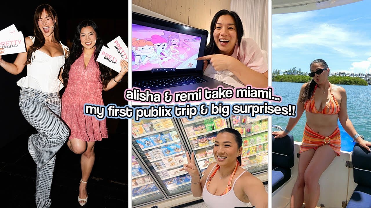 ALISHA & REMI TAKE MIAMI!! Big Surprises & First Publix Trip!!