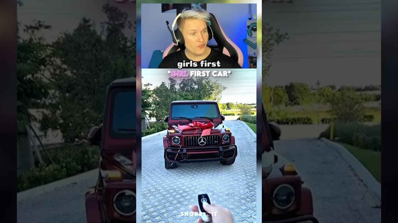 Girls first car VS Boys first car ☠️