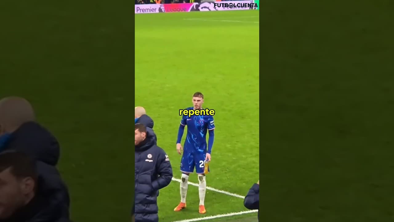 El árbitro no sabía qué hacer 😳 Palmer se vuelve loco 🤯#futbol #shorts