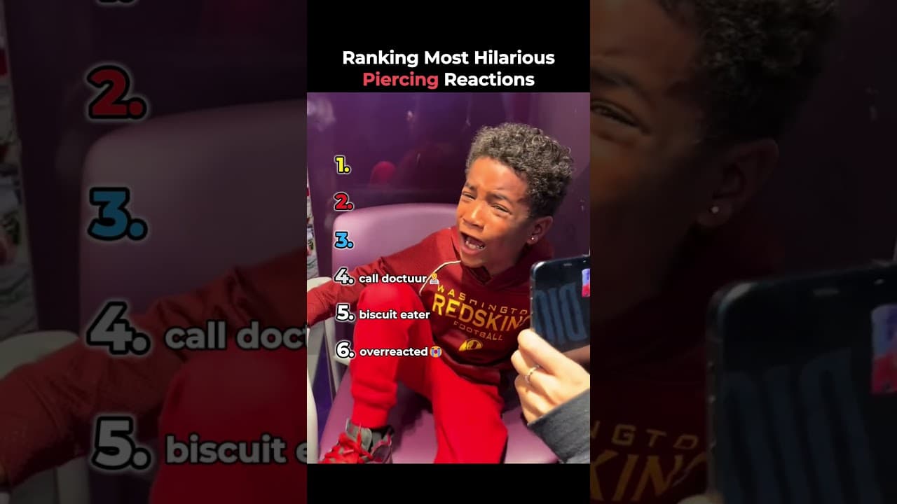 Ranking Most Hilarious Piercing Reactions