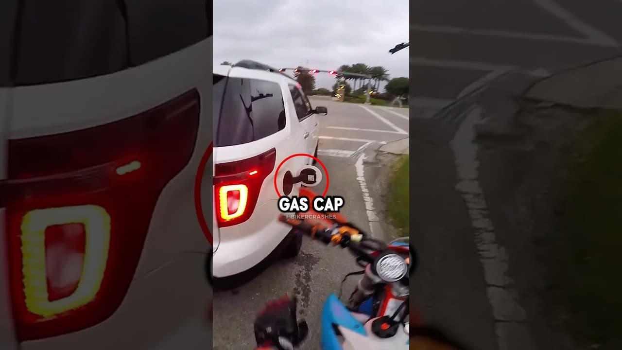 Biker Made Mistake 🤯 Credit @UKNOWWhatitis