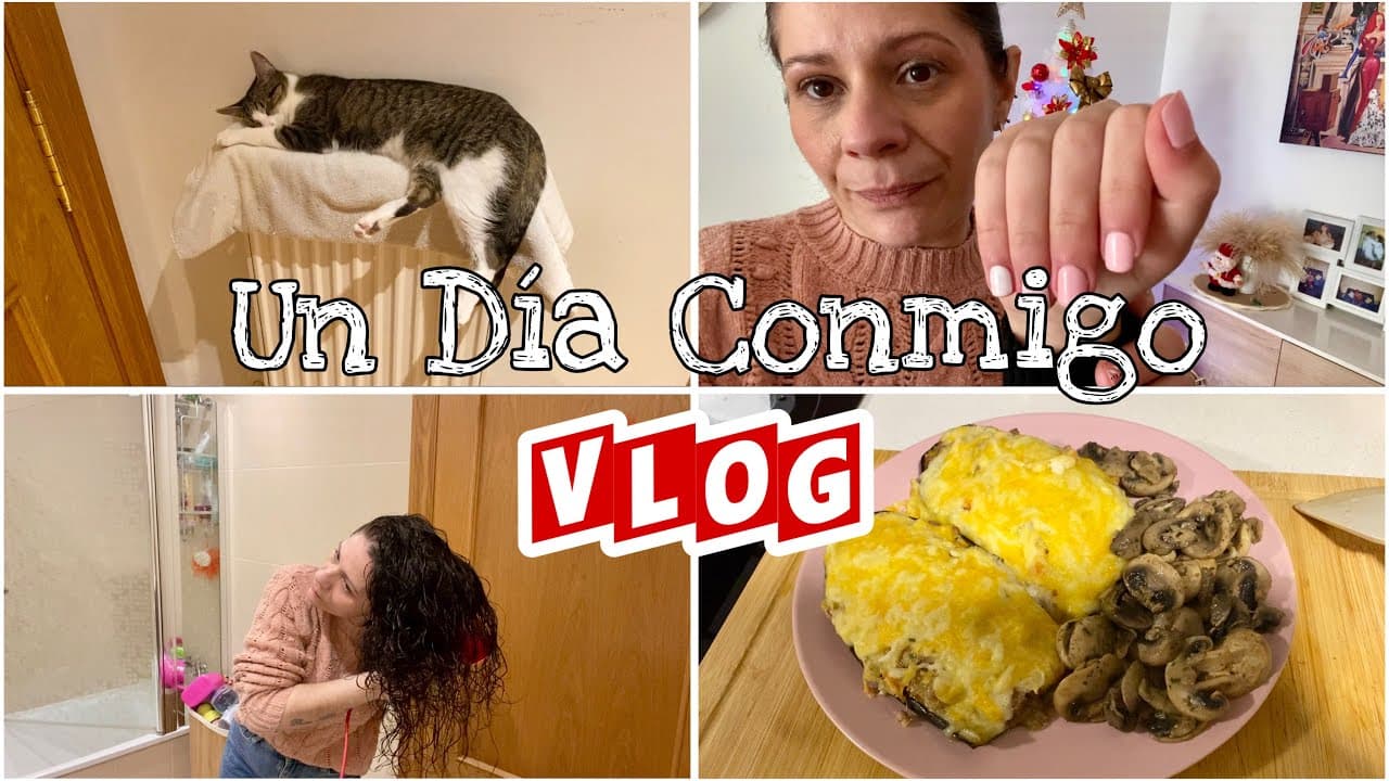 💅🏾Día De Uñas💅🏾//💇🏻‍♀️Rutina De Cabello💇🏻‍♀️//🍆Berenjenas Rellenas🍆// MariVlog